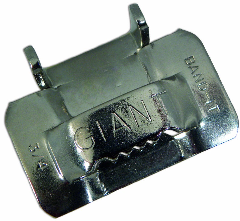 BAND-IT G44099 3/4" Wide, 201 Stainless Steel Giant Ear-Lokt Buckle (25 Per Box)